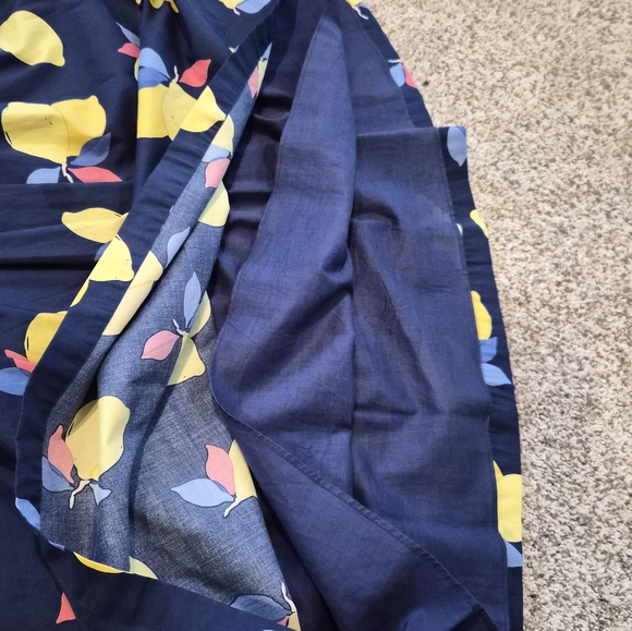 Kate Spade Lemon Zest Navy Blaire Dress Sz 4 - Picture 14 of 15